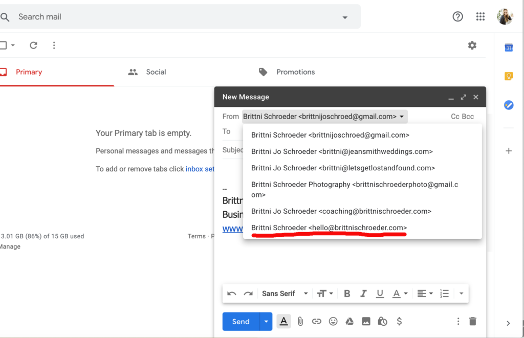 SET UP A PROFESSIONAL EMAIL FOR FREE WITH GMAIL