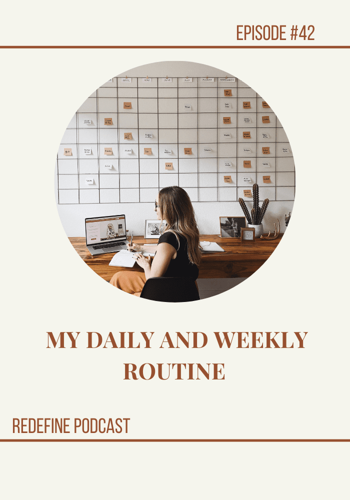 My Daily And Weekly Routine