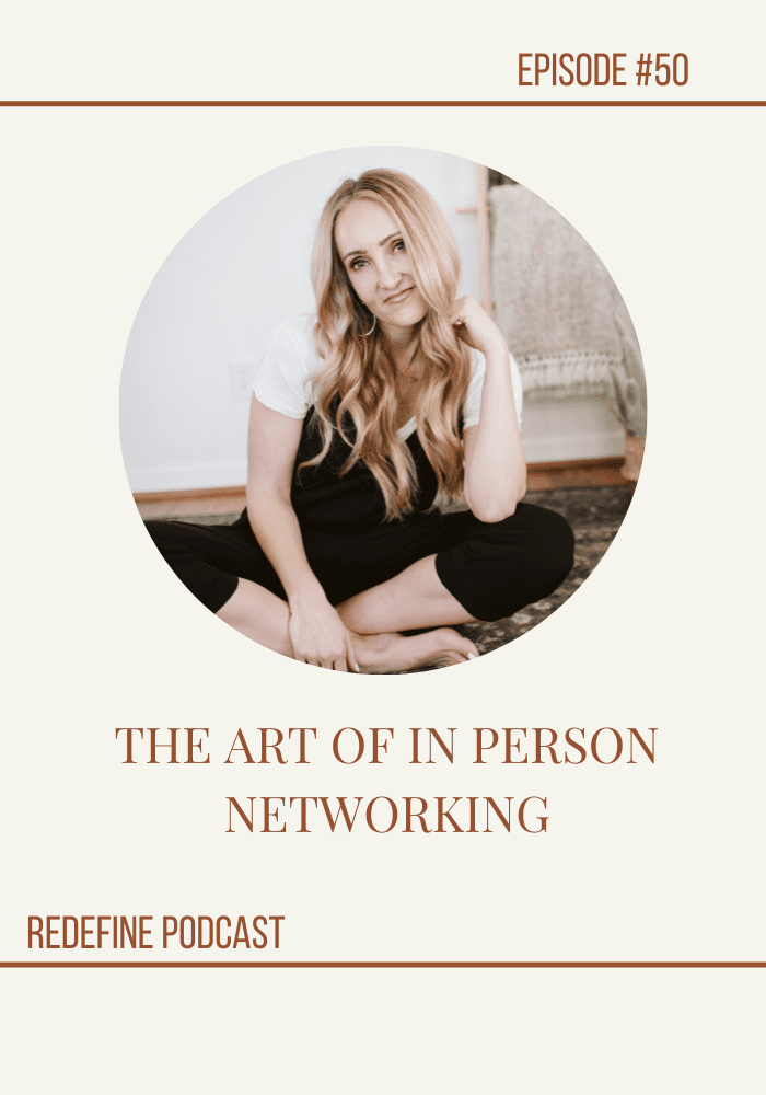 THE ART OF IN PERSON NETWORKING