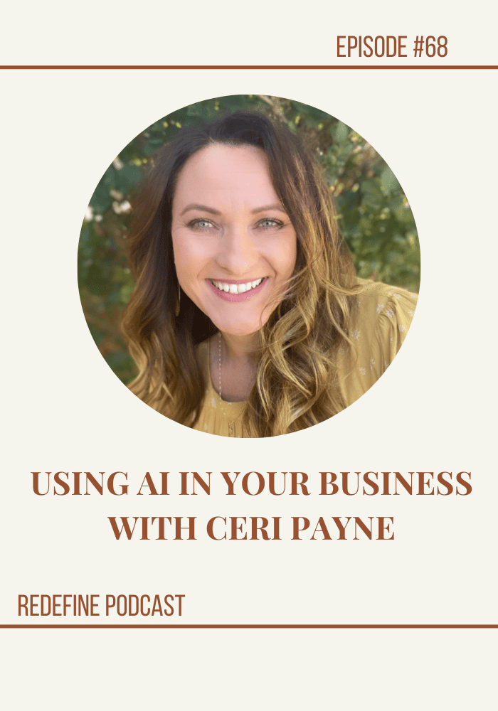 USING AI IN YOUR BUSINESS WITH CERI PAYNE