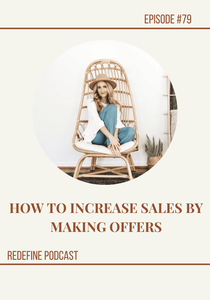 HOW TO INCREASE SALES BY MAKING OFFERS