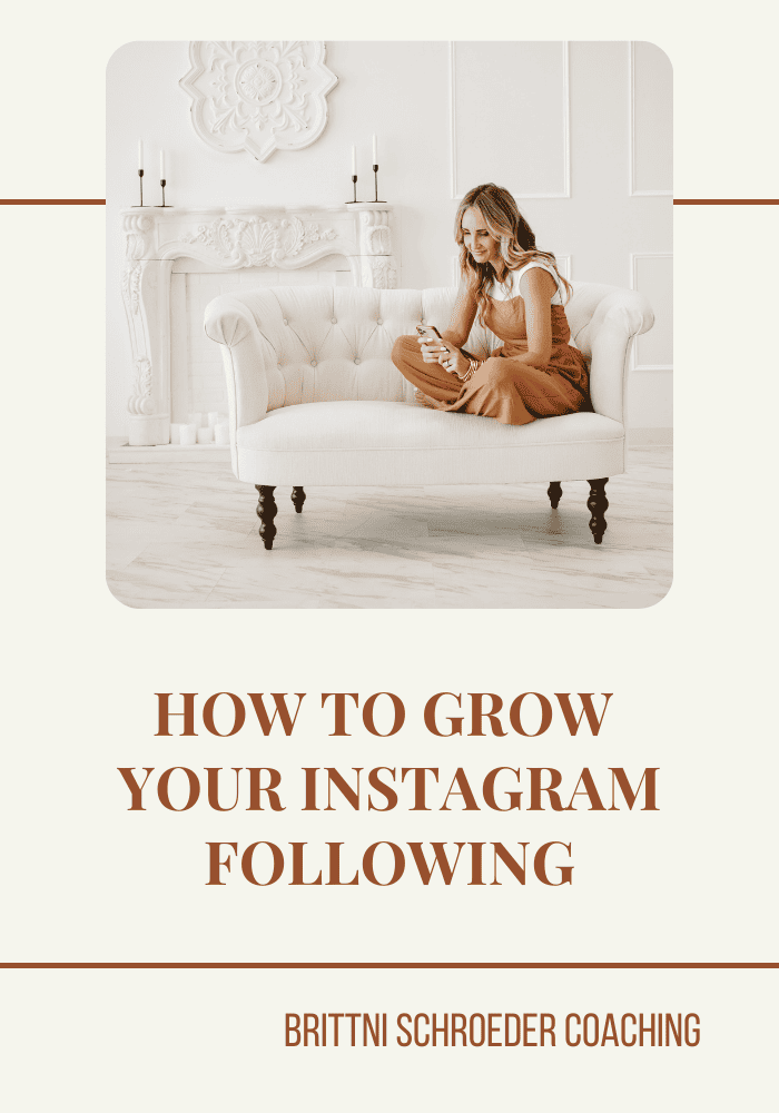 HOW TO GROW YOUR INSTAGRAM FOLLOWING