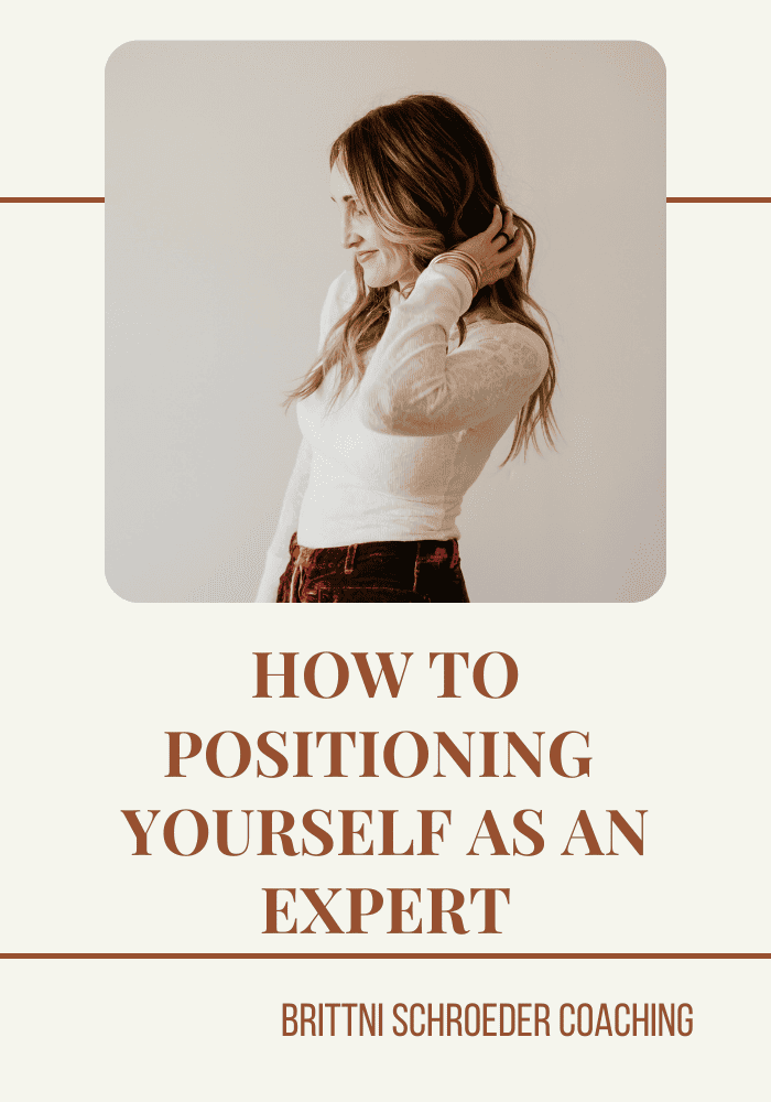 HOW TO POSITIONING YOURSELF AS AN EXPERT