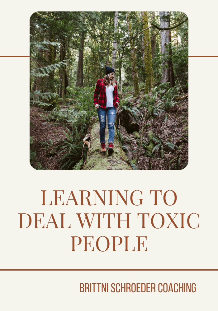 LEARNING TO DEAL WITH TOXIC PEOPLE
