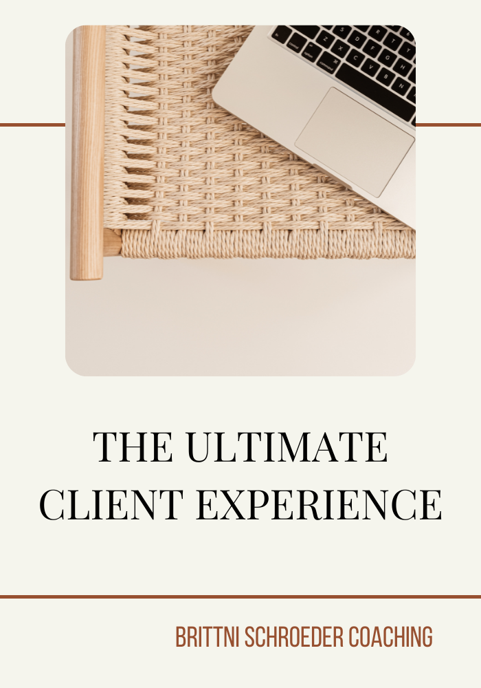 THE ULTIMATE CLIENT EXPERIENCE